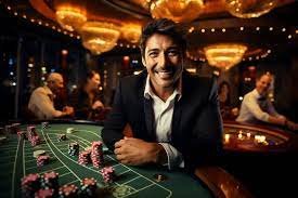 Live casino game interface with dealer